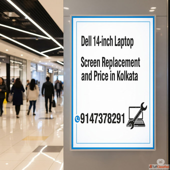 Dell 14-inch Laptop Screen Replacement and Price in Kolkata