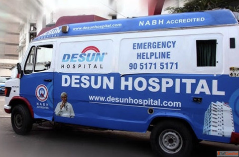 24 Hrs Ambulance Service at Desun Hospital Kolkata