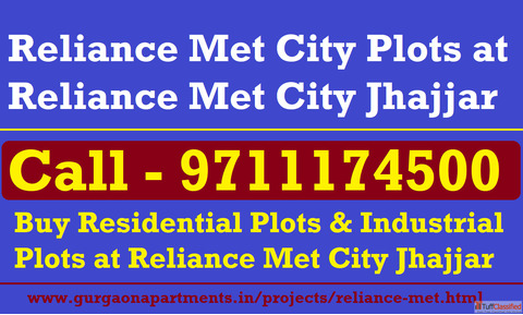 Met City Residential Plots At Reliance Met City Jhajjar