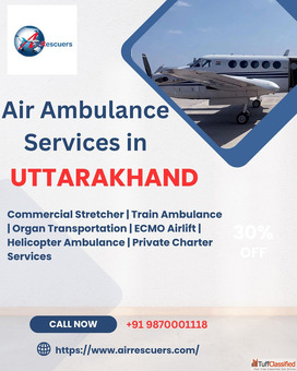 Air Ambulance Services in Uttarakhand Expert Patient Evacuation