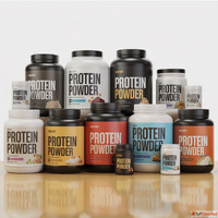 Power-Packed Creativity Protein Powder Design by DN Designs