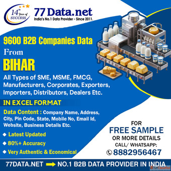 77 Data Download the Verified List of Companies in Bihar