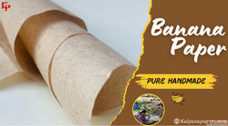How Is Banana Fibre Turned Into Handmade Paper