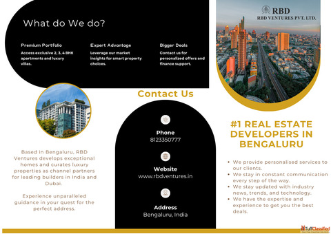 Real estate Developers Partners in Bangalore Upcoming properties in Bengaluru