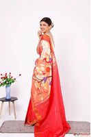 Buy Best Aboli Colour Paithani Sarees Online In India - Shas...