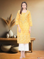 Embrace Timeless Elegance with Chikankari Kurtas from Mirraw