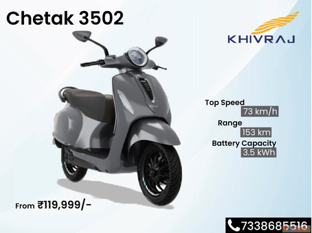 Bajaj Chetak 3502 Smart Electric Scooter with Advanced Features