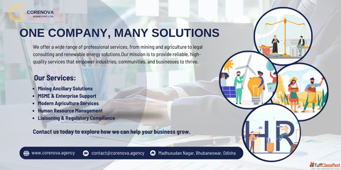 One-Stop Solution for HR Agri-Tech Mining MSME Support Corenova Agency