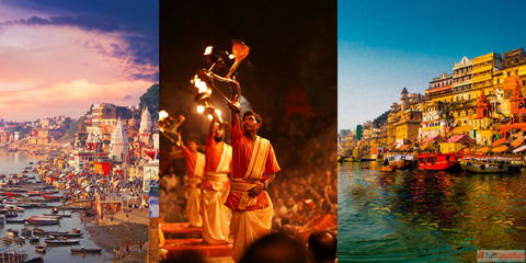 golden triangle with Varanasi