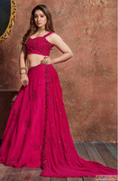 Stunning Georgette Lehenga for Navratri Festival Nights