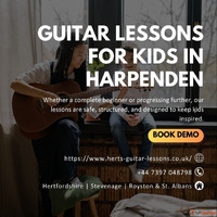 Beginner-Friendly Guitar Lessons for Kids in Harpenden