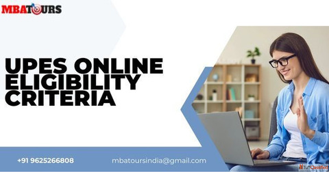 UPES ONLINE eligibility criteria