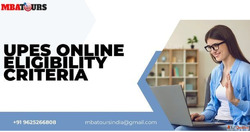 UPES ONLINE eligibility criteria