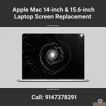 Apple Mac 14-inch 15.6-inch Laptop Screen Replacement - Kolkata