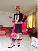 Stunning Himachali Knitted Winter Dress