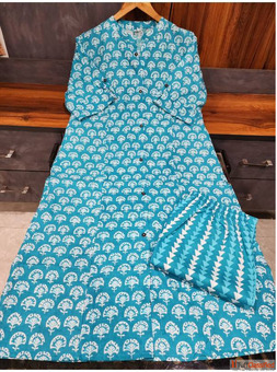 Awe-Inspiring Firoji Cotton Pant Suit