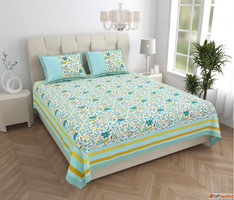 Screen Hand Block Print Bedsheet Manufacturer in Jaipur