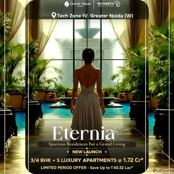 3 BHK Flat in Greater Noida - Eternia Residence