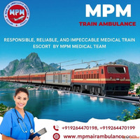 MPM Train Ambulance Service from Patna provide medical emerg...