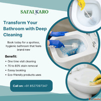 Book bathroom cleaning services in ghaziabad from safaikaro