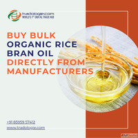 Buy Bulk Organic Rice Bran Oil Directly from Manufacturers