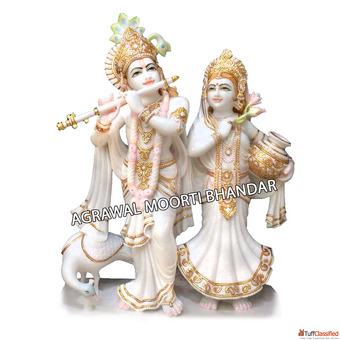 Shop Premium Radha Krishna Murti at Agarwal Moorti Bhandar