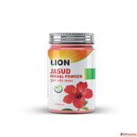LionAyurvedic Jasud Phool Powder Natural Hair Care Skin Heal...