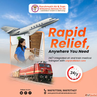 Panchmukhi Train Ambulance Service in Bhavnagar for Classy P...