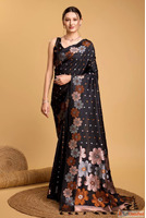Grab Your Perfect Black Saree Today at Mirraw
