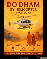 Do Dham by Helicopter From Agra