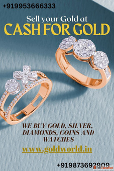 If you want instant cash for your old gold than sell your gold to the GOLDWORLD.