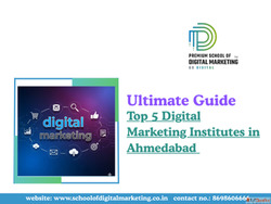 Top 5 Digital Marketing Institutes in Ahmedabad
