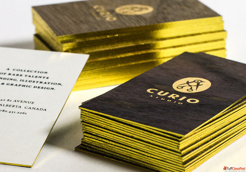 foiling on business cards Dubai