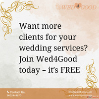 Want more clients Wedding Vendors Join Wed4Good today - it&#...