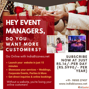 Grow Your Event Management Business Online with IndiaBizzness.net