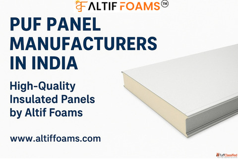 PUF Panel Manufacturers in India High-Quality Insulated Panels by Altif Foams