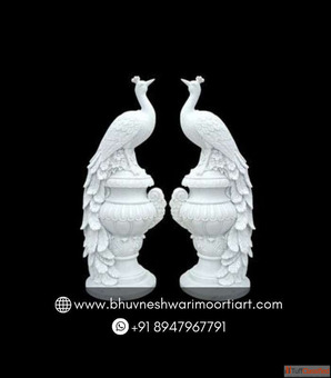 Natural Marble Animal Statue Manufacturer - Bhuvneshwari Moorti Art Jaipur