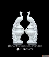 Natural Marble Animal Statue Manufacturer - Bhuvneshwari Moo...