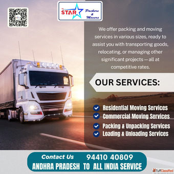 Packing and Moving Services in Vijayawada - The Star Packers and Movers