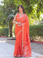 Orange Sarees Online - Bright and Beautiful Sarees for Women