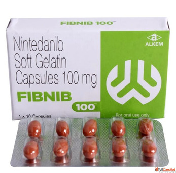 Fibnib 100mg Soft Gelatin Capsule - Onco Critical care Soft gelatin capsule Exporter - Pilcare
