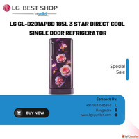 LG GL-D201APBD 185L 3 Star Direct Cool Single Door Refrigera...