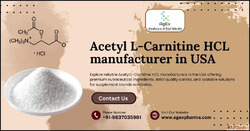Choose best Acetyl L-Carnitine HCL manufacturer in USA suppl...