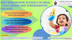 Best Montessori Schools in India Play Group and Kindergarten...