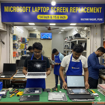 Microsoft 14-inch 15.6-inch Laptop Screen Replacement - Kalyani Nagar Pune