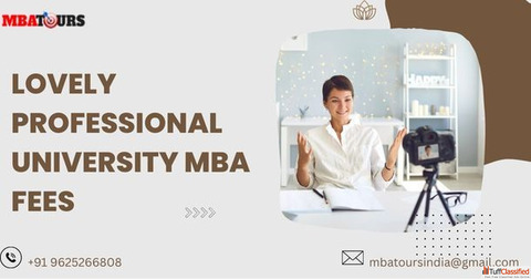 lovely professional university mba fees