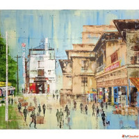 Oil on Canvas Painting