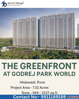 2 3 4 BHK Flats at The Greenfront Hinjewadi Pune