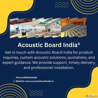Contact Acoustic Board India Get in Touch for Acoustic Solutions