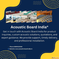 Contact Acoustic Board India Get in Touch for Acoustic Solut...